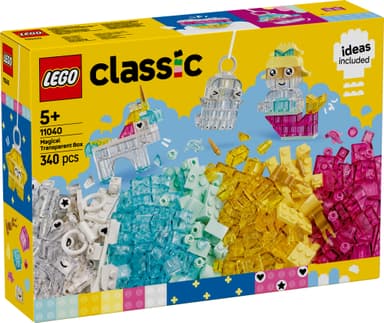 LEGO Classic Magisk boks med gjennomsiktige klosser 11040