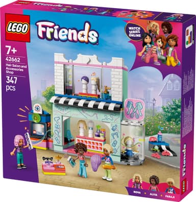 LEGO Friends Frisør og butikk med hårtilbehør 42662