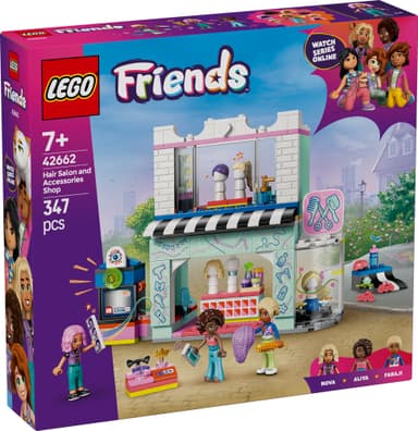 LEGO Friends Frisør og butikk med hårtilbehør 42662