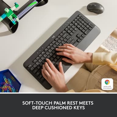 Logitech Signature K650 trådløst tastatur (sort)