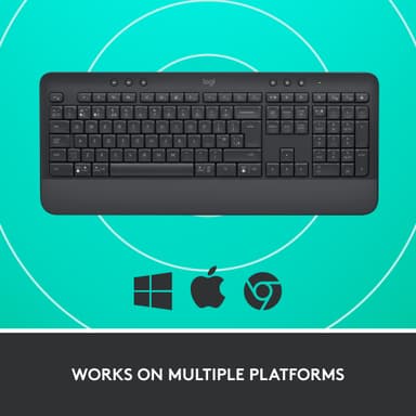 Logitech Signature K650 trådløst tastatur (sort)