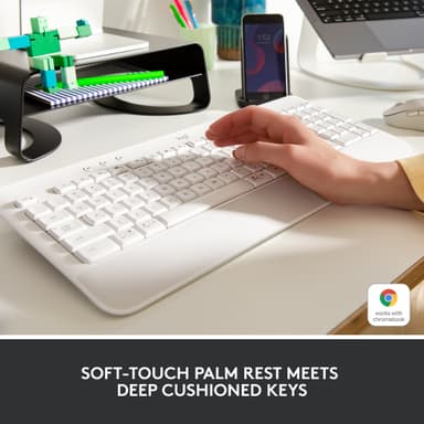 Logitech Signature K650 trådløst tastatur (hvit)