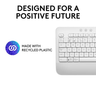 Logitech Signature K650 trådløst tastatur (hvit)