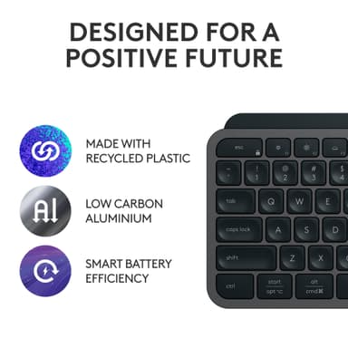 Logitech MX Keys S trådløst tastatur (grafitt)