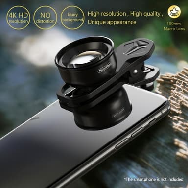 APEXEL HD100mm Makroobjektiv for smarttelefon APL-HB100MM