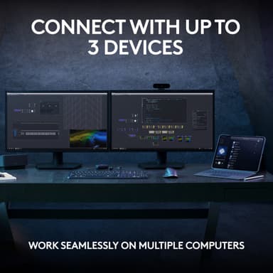 Logitech MX Keys S trådløst tastatur (lys grå)