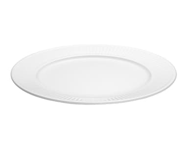 Pillivuyt Plissé plate flat Dia 28 cm White