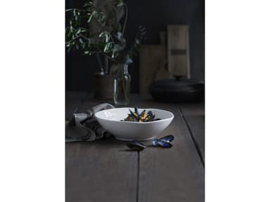Pillivuyt Boulogne Plate deep Dia 26 cm White