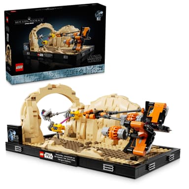 LEGO Star Wars Diorama med Mos Espa-podrace 75380