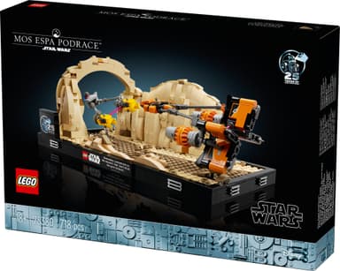 LEGO Star Wars Diorama med Mos Espa-podrace 75380