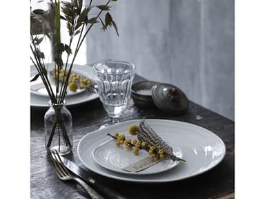 Pillivuyt Boulogne plate flat Dia 16,5 cm White