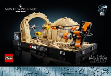 LEGO Star Wars Diorama med Mos Espa-podrace 75380