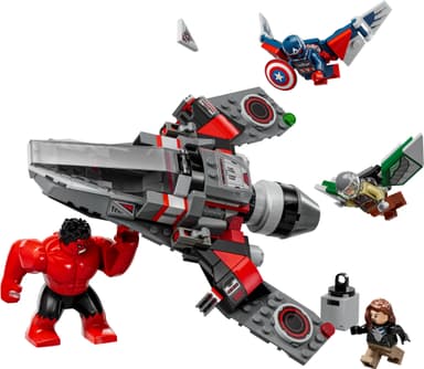 LEGO Super Heroes Captain America i kamp mot Red Hulk 76292