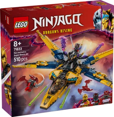 LEGO Ninjago Ras og Arins superraske stormjager 71833
