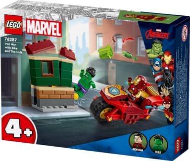 LEGO Super Heroes Iron Man med motorsykkel og Hulken 76287