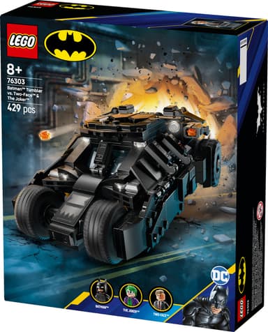 LEGO Super Heroes Batman med Tumbler mot Two-Face og The Joker 76303