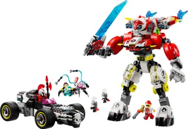 LEGO DREAMZzz Coopers tigerrobot og Zeros hotrod 71497