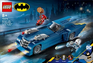 LEGO Super Heroes Batman med Batmobile mot Harley Quinn og Mr. Freeze 76274