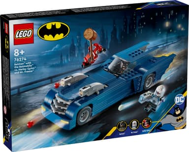 LEGO Super Heroes Batman med Batmobile mot Harley Quinn og Mr. Freeze 76274