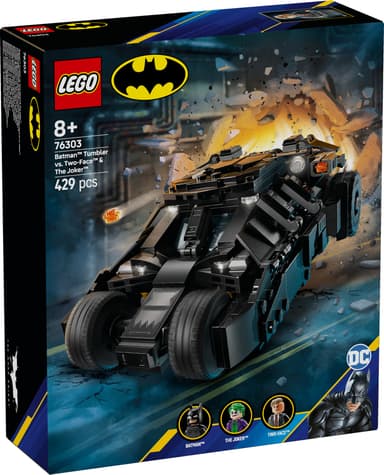 LEGO Super Heroes Batman med Tumbler mot Two-Face og The Joker 76303