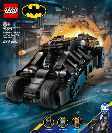 LEGO Super Heroes Batman med Tumbler mot Two-Face og The Joker 76303