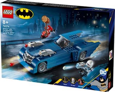 LEGO Super Heroes Batman med Batmobile mot Harley Quinn og Mr. Freeze 76274