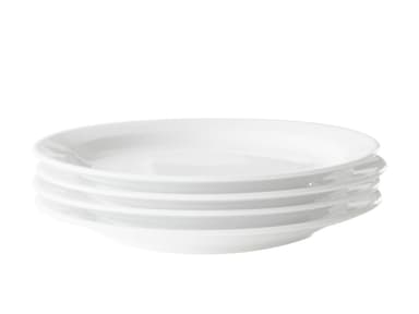 Pillivuyt Michelle plate flat Dia 26 cm 4 pcs White