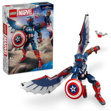 LEGO Super Heroes Byggbar figur av nye Captain America 76296
