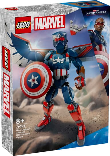 LEGO Super Heroes Byggbar figur av nye Captain America 76296