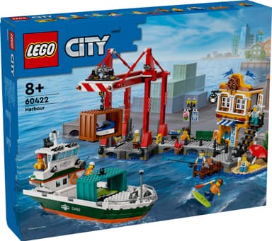 LEGO City Havneområde med lasteskip 60422