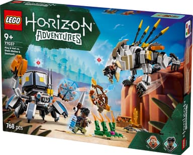 LEGO Horizon Aloy og Varl mot skallvandrer og sagtann 77037