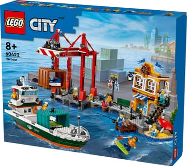 LEGO City Havneområde med lasteskip 60422