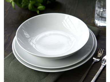 Pillivuyt Eventail Plate flat Dia 26.5 cm White