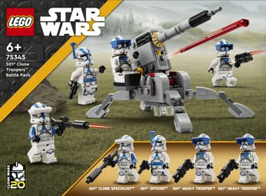 LEGO Star Wars Stridspakke med 501st Clone Troopers 75345