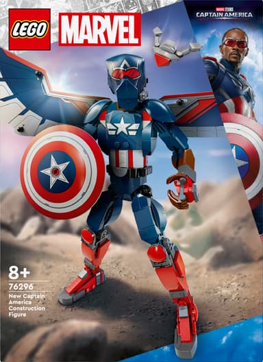 LEGO Super Heroes Byggbar figur av nye Captain America 76296