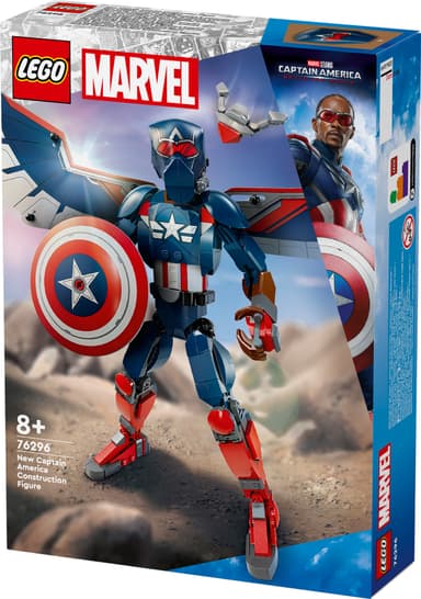LEGO Super Heroes Byggbar figur av nye Captain America 76296