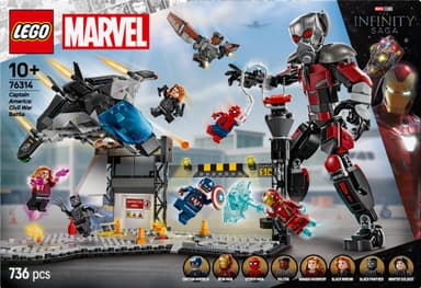 LEGO Super Heroes Actionfylt kamp fra Captain America: Civil War 76314