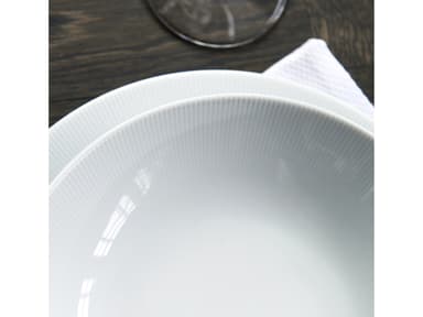 Pillivuyt Eventail Bowl Dia 23 cm 0.8 liter White