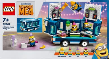 LEGO Despicable Me Minions’ festbuss med musikkanlegg 75581