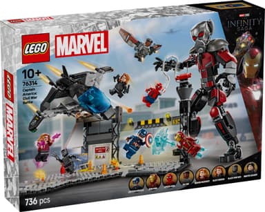LEGO Super Heroes Actionfylt kamp fra Captain America: Civil War 76314