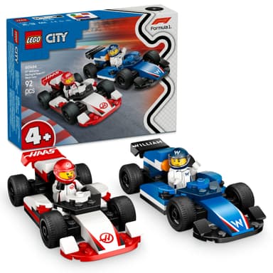 LEGO City F1 Williams Racing og Haas F1 racerbiler 60464