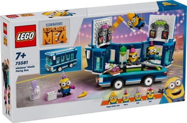 LEGO Despicable Me Minions’ festbuss med musikkanlegg 75581