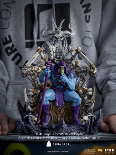 Iron studios Masters of the Universe figur (Skeletor)