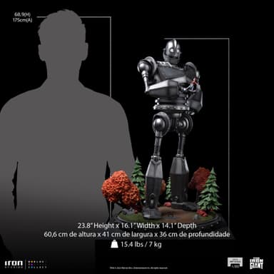Iron Studios The Iron Giant actionfigur (Giant & Hogarth Hughes)