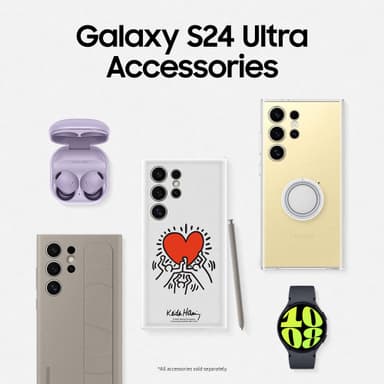 Samsung Galaxy S24 Ultra 5G smarttelefon 12/256GB Titanium Gray RDU