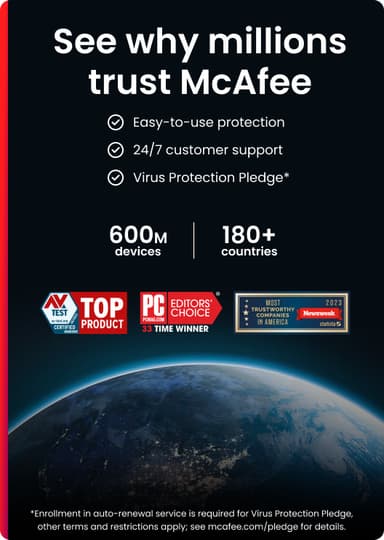 McAfee LiveSafe Plus 12M - PC Windows,Mac OSX,iOS,Android