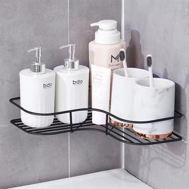 Hjørnehylle til badet