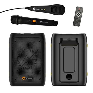N-Gear The Flash Banger 777 - festhøyttaler med LED-lyseffekter og karaoke