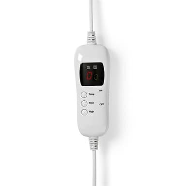Nedis Elektrisk teppe 180 x 130 cm med 9 varmeinnstillinger