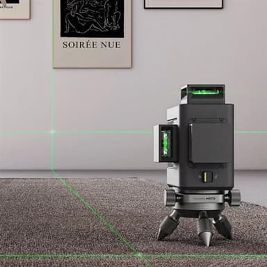 HOTO 3D-krysslaser med 360° projeksjon og automatisk nivellering